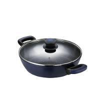 Caçarola Rasa Em Alumínio Com Revestimento Cerâmico Antiaderente Indução Everyday 4,2l Oxford Azul - 1