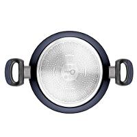 Caçarola Rasa Em Alumínio Com Revestimento Cerâmico Antiaderente Indução Everyday 4,2l Oxford Azul - 4