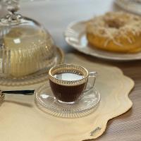 Conjunto De Xícaras Para Café Com Pires Em Cristal Imperatriz Com 8 Peças 110ml Wolff - 2