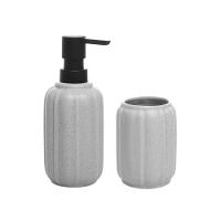 Conjunto Para Banheiro Em Cerâmica Pumpkin Com 2 Peças Wolff Branco - 1