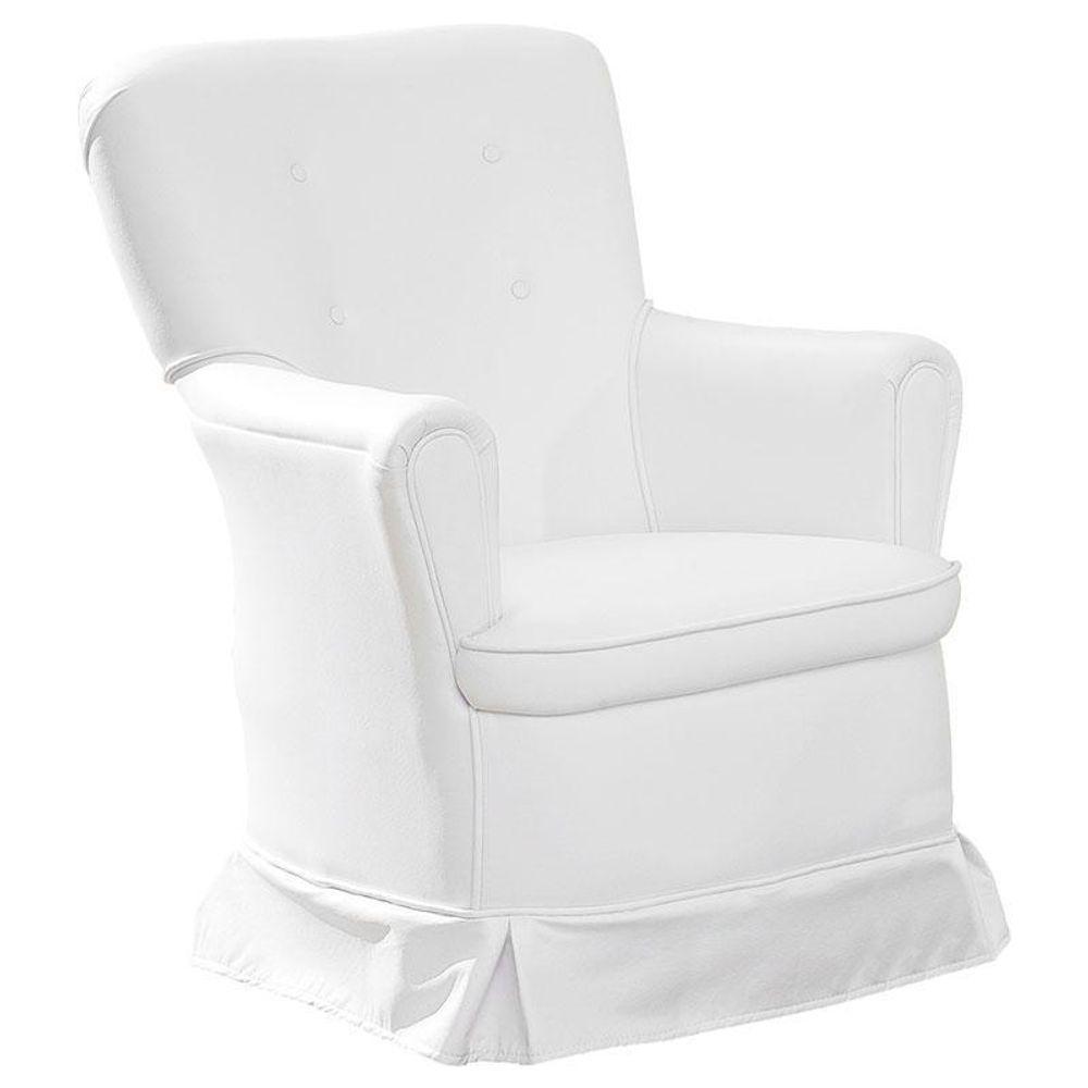 Poltrona De Amamentação Aconchego Com Balanço Branco - Canaã - 1