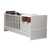 Quarto De Bebê Helena Com Berço Multifuncional Selena Branco Brilho – Phoenix - 6