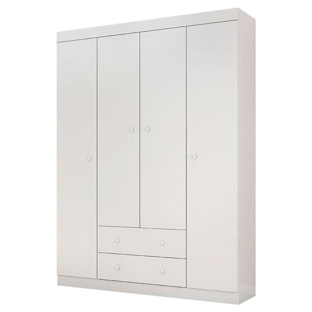 Quarto De Bebê Helena Com Berço Doce Sonho Branco Brilho - Phoenix - 6