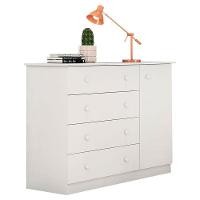 Quarto De Bebê Helena Com Berço Doce Sonho Branco Brilho - Phoenix