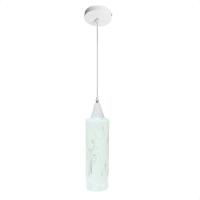 Lustre Pendente Taschibra Anne Murano Leitoso Transparente E27 Bivolt Branco - 1