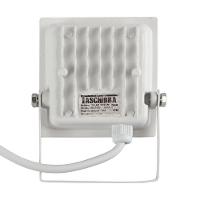 Kit 6 Refletor Holofote Taschibra Led Tr Slim 20w Verde Prova Da água Ip65 Branco Bivolt - 6