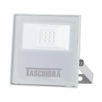 Kit 12 Refletor Holofote Taschibra Led Tr Slim 20w Verde Prova Da água Ip65 Branco Bivolt - 3