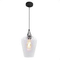 Lustre Pendente Taschibra Monalisa G Boreal Transparente E27 Bivolt Prata - 1