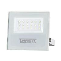 Kit 2 Refletor Holofote Taschibra Led Tr Slim 20w Verde Prova Da água Ip65 Branco Bivolt - 3