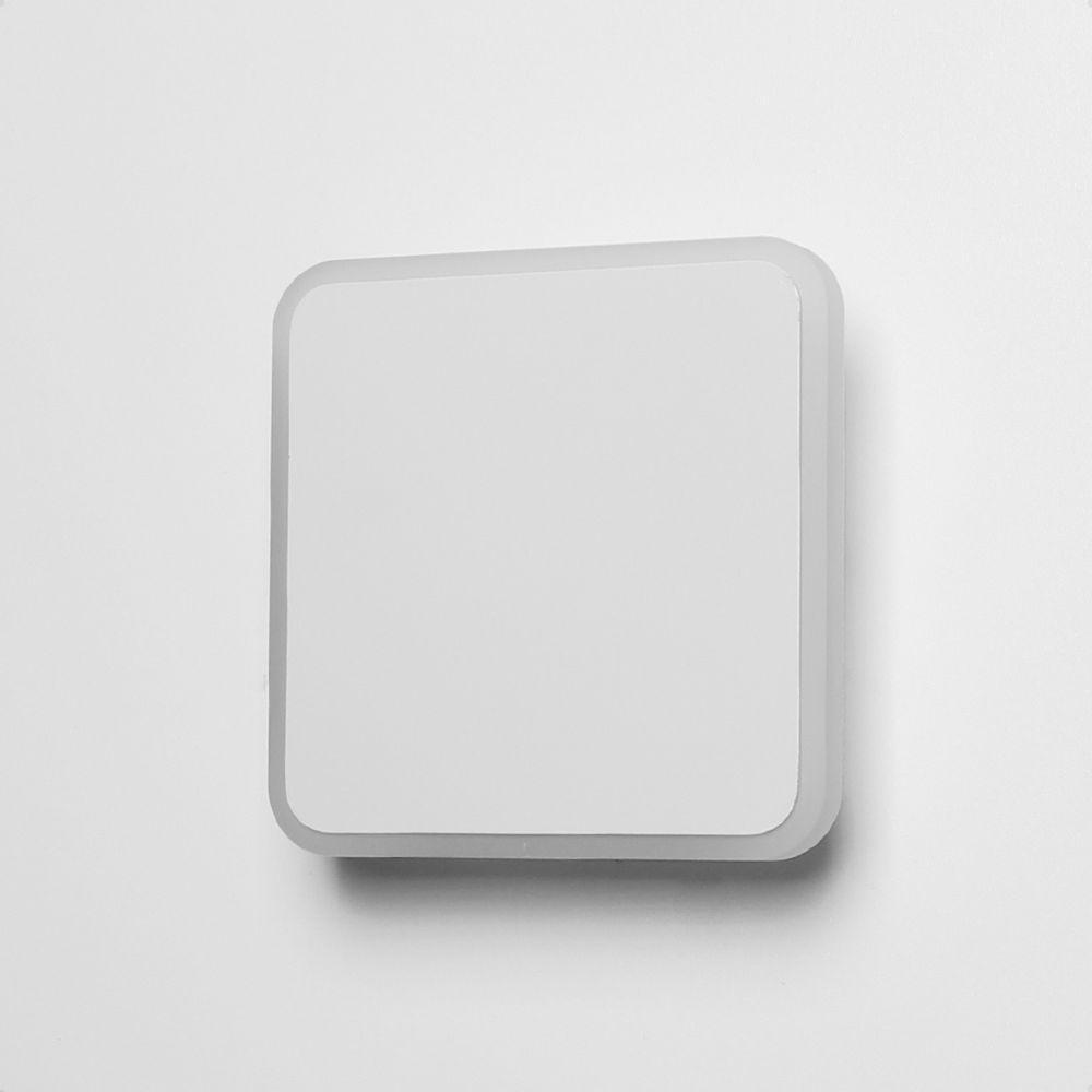 Arandela Moderno Led Taschibra Optic Square 3 Em 1 Bivolt Branco - 2