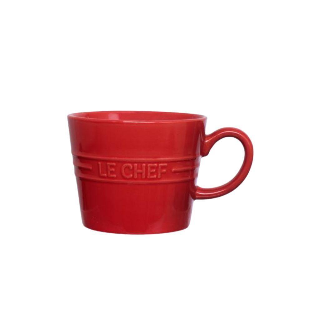 Caneca Em Cerâmica Le Chef 300ml Haüskraft Vermelho - 1