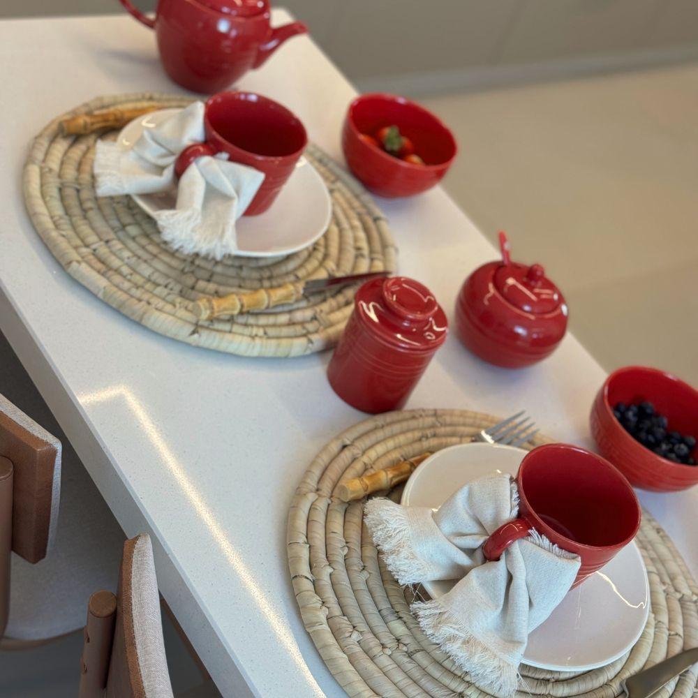 Caneca Em Cerâmica Le Chef 300ml Haüskraft Vermelho - 4