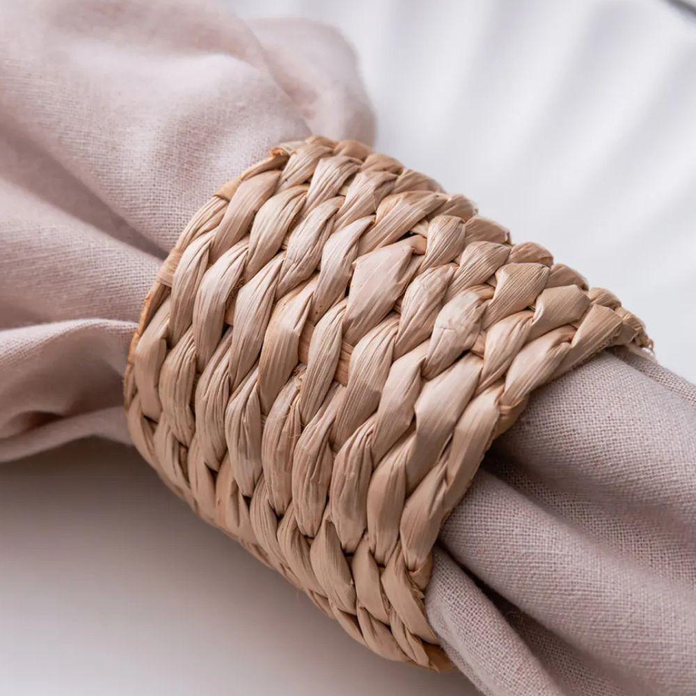 Jogo De Porta Guardanapos Em Fibra Natural Com 4 Peças Wolff - 5