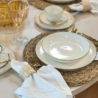 Jogo De Porta Guardanapos Em Fibra Natural Com 4 Peças Wolff - 2