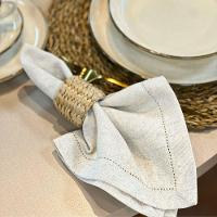 Jogo De Porta Guardanapos Em Fibra Natural Com 4 Peças Wolff - 3