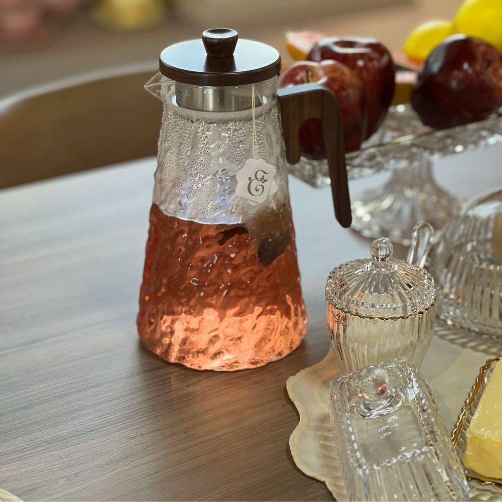 Jarra Em Vidro Borossilicato Com Tampa Em Bambu 1,5l Wolff - 3