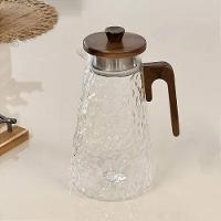 Jarra Em Vidro Borossilicato Com Tampa Em Bambu 1,5l Wolff - 4