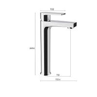 Misturador Monocomando Lavatório Kohler Bica Alta Leaf Cromado 36566br-4nd-cp - 4