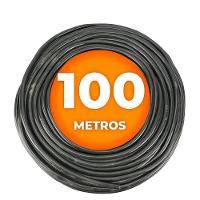 Cabo Pp Preto 4 Vias (4x1,50mm) Cobreado 100 Metros | Preto 4x1,50mm Cobreado - 1