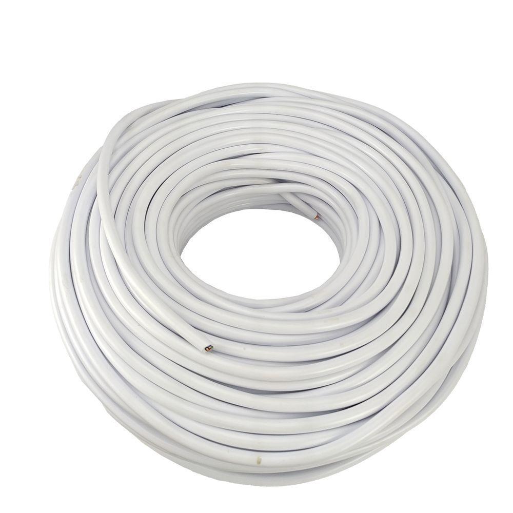 Cabo Pp Branco 4 Vias (4 X 2,5mm) Cobreado 50 Metros - 5