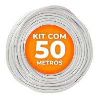Cabo Pp Branco 4 Vias (4 X 2,5mm) Cobreado 50 Metros - 1
