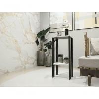 Mesa Alta Mesa De Canto Mesa De Apoio Mesa De Bebedouro Mesa Lateral Preto E Branco - 2