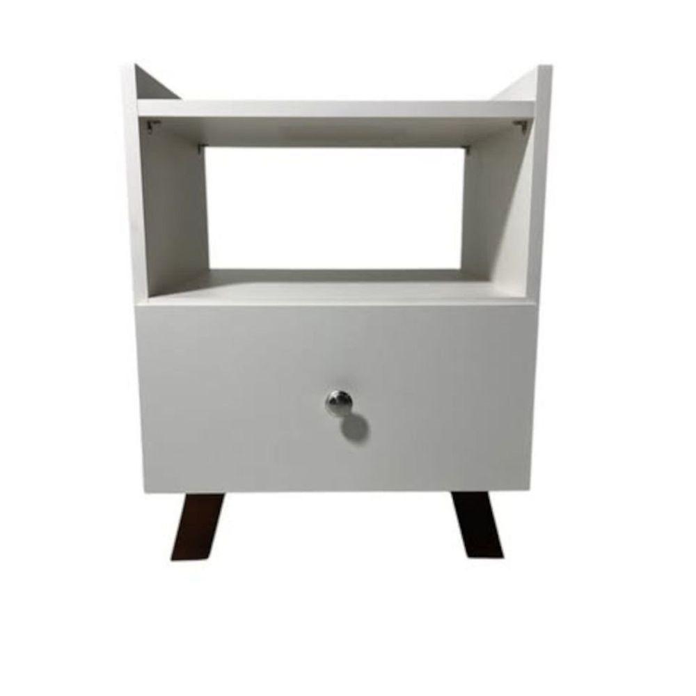 Mesa De Cabeceira Em Mdf Com Uma Gaveta Jeri - 1