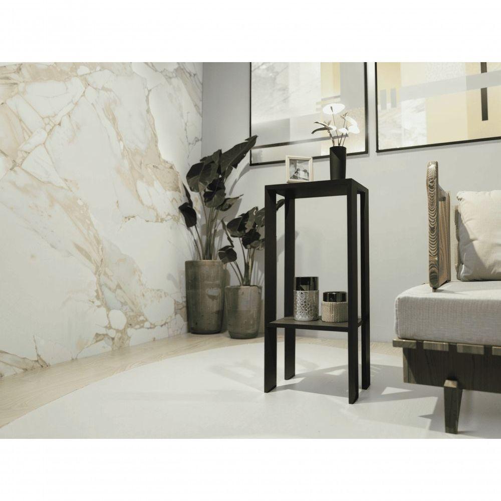 Mesa Alta Mesa De Canto Mesa De Apoio Mesa De Bebedouro Mesa Lateral Preto - 2