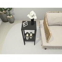 Mesa Alta Mesa De Canto Mesa De Apoio Mesa De Bebedouro Mesa Lateral Preto - 3