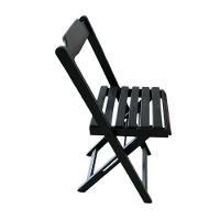 Conjunto Mesa Dobrável Com Tampo Em Mdf Ultra Plus E 4 Cadeiras Dobráveis Preto - 5