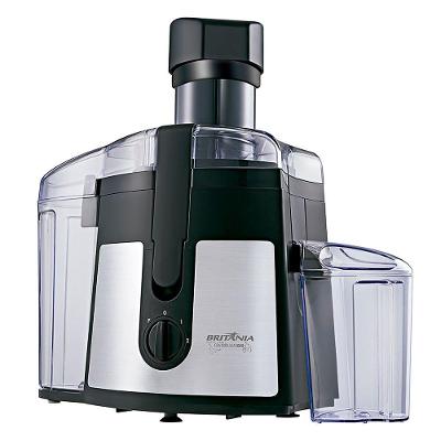 Centrífuga de Alimentos Juicer 1000 800W 110V Preto com Jarra 0,5L Britânia