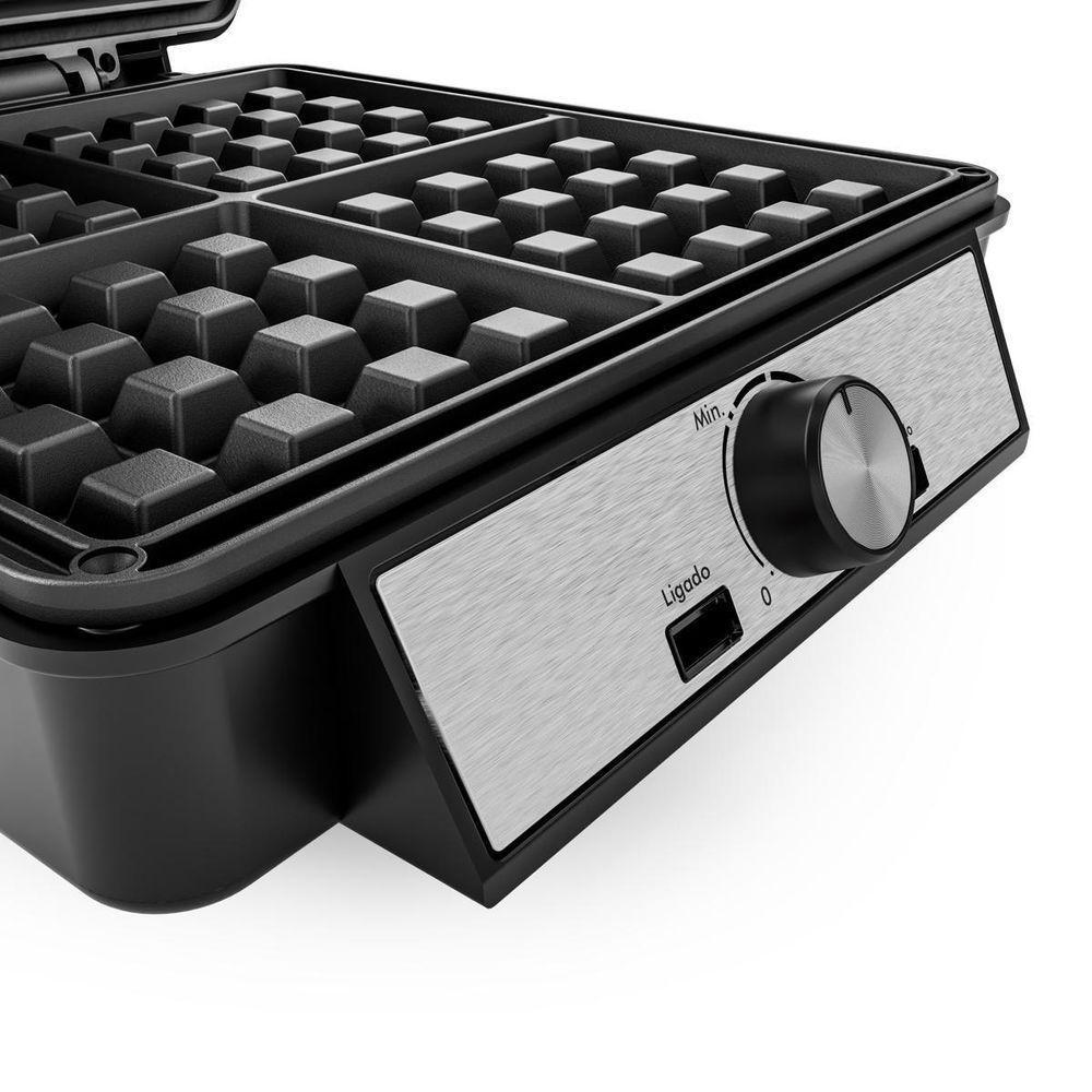 Waffle Maker Philco 5 Temperaturas 4 Waffles PWM04A 110V - 3