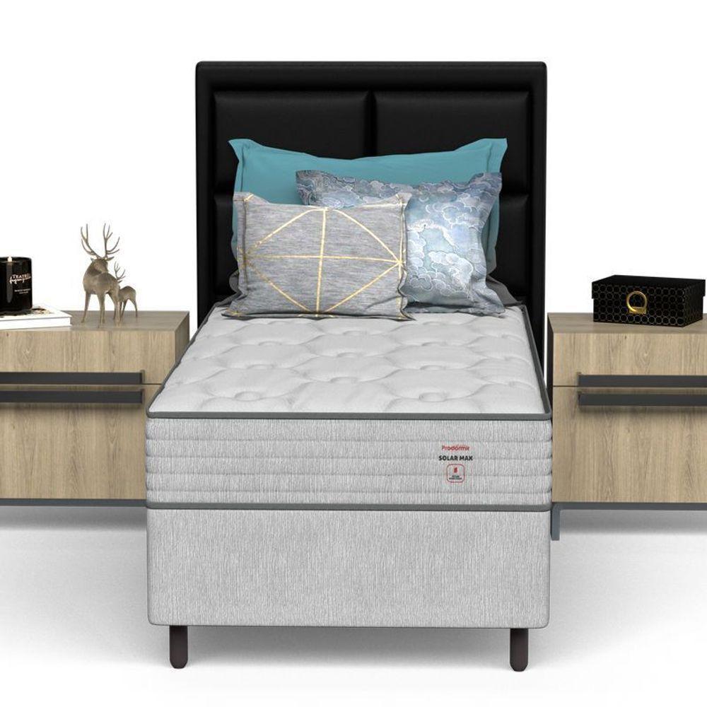 Conjunto Box Solteiro Mola Ensacada Prodormir Solar Max - 3