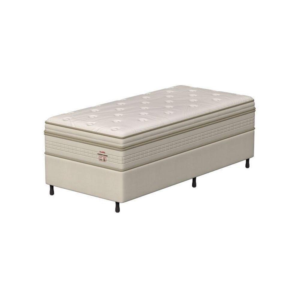 Conjunto Box Solteiro Mola Ensacada Prodormir Comfort Bambu - 1