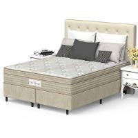 Conjunto Box Queen Mola Ensacada Prodormir Outback New Bege - 2