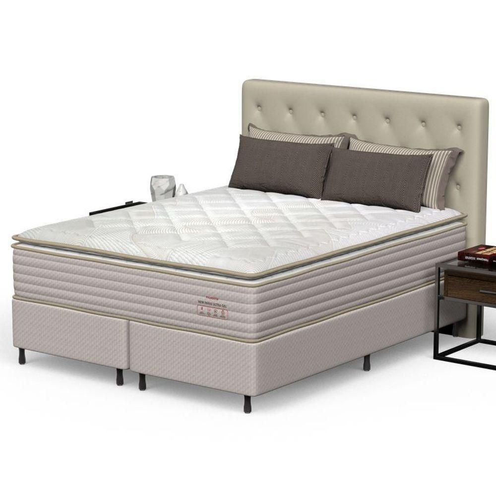 Conjunto Box Queen Mola Ensacada Prodormir New Paris - 2