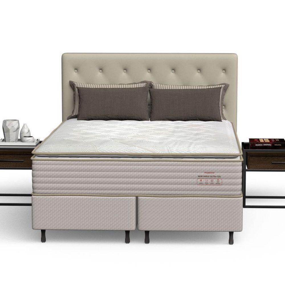 Conjunto Box Queen Mola Ensacada Prodormir New Paris - 3