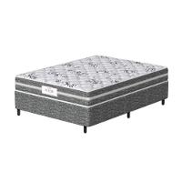 Conjunto Box Casal Mola Ensacada Prodormir Solar Bambu Cinza - 1