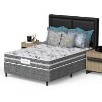 Conjunto Box Casal Mola Ensacada Prodormir Solar Bambu Cinza - 2