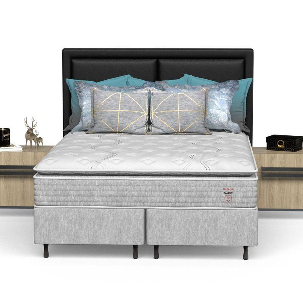 Conjunto Box Queen Espuma Prodormir Falcon - 3