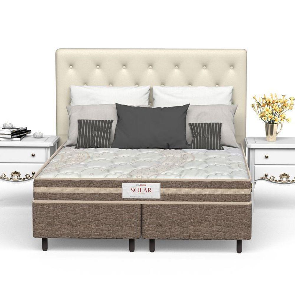 Conjunto Box Queen Mola Ensacada Prodormir Solar Bambu Bege - 3