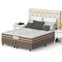 Conjunto Box Queen Mola Ensacada Prodormir Solar Bambu Bege - 2