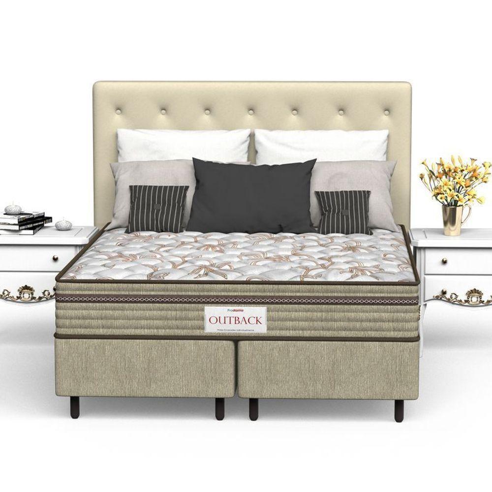 Conjunto Box King Mola Ensacada Prodormir Outback New Marrom - 3