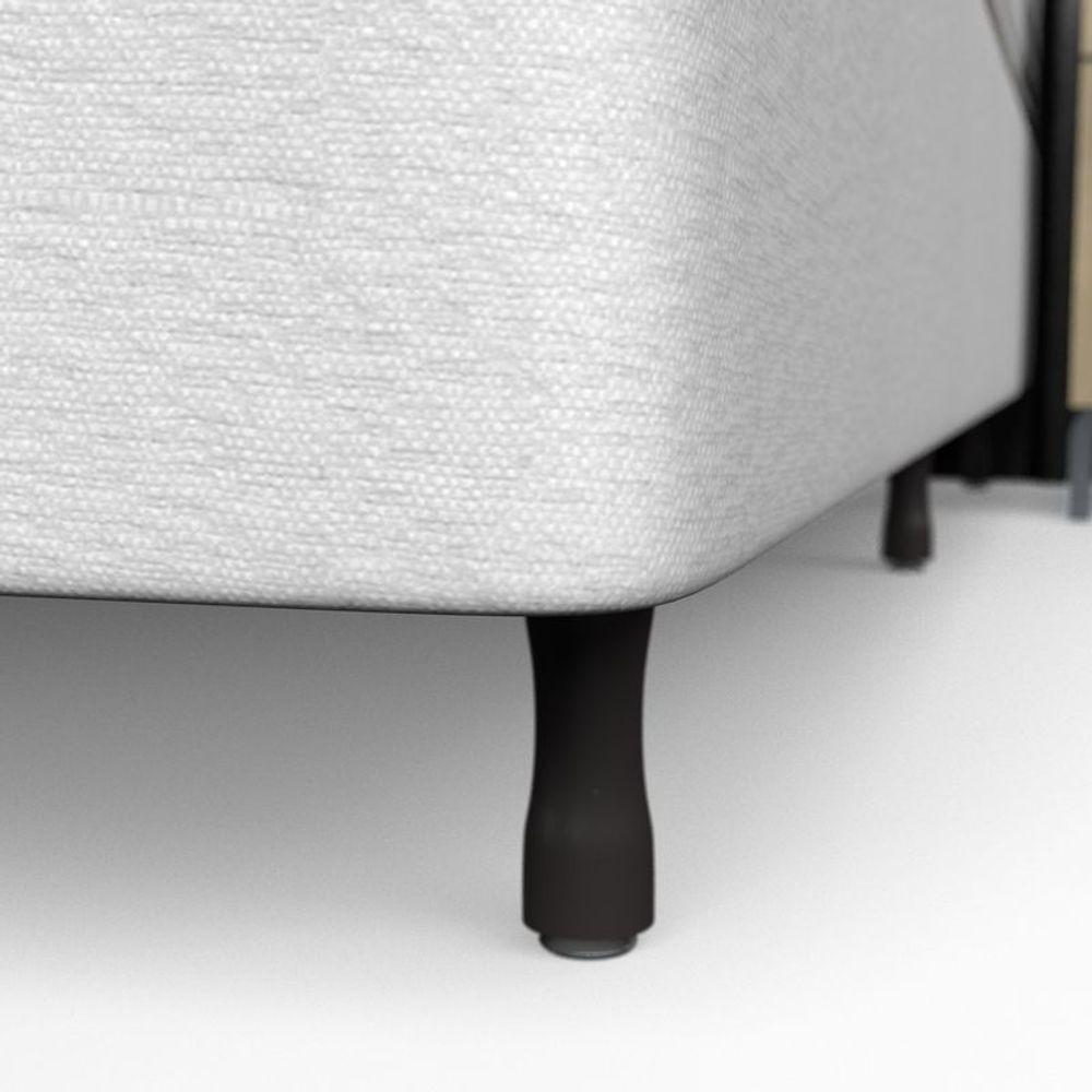 Conjunto Box Solteiro Mola Prodormir Hercules New Branco - 7