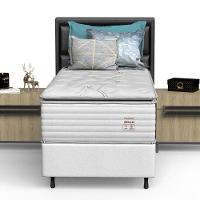 Conjunto Box Solteiro Mola Prodormir Hercules New Branco - 3