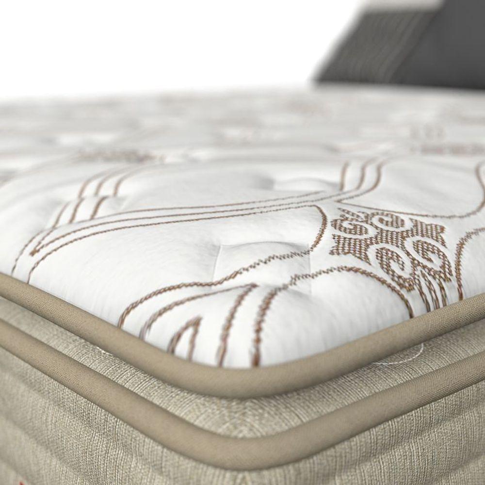 Conjunto Box Viúva Mola Prodormir Hercules New Marrom - 5