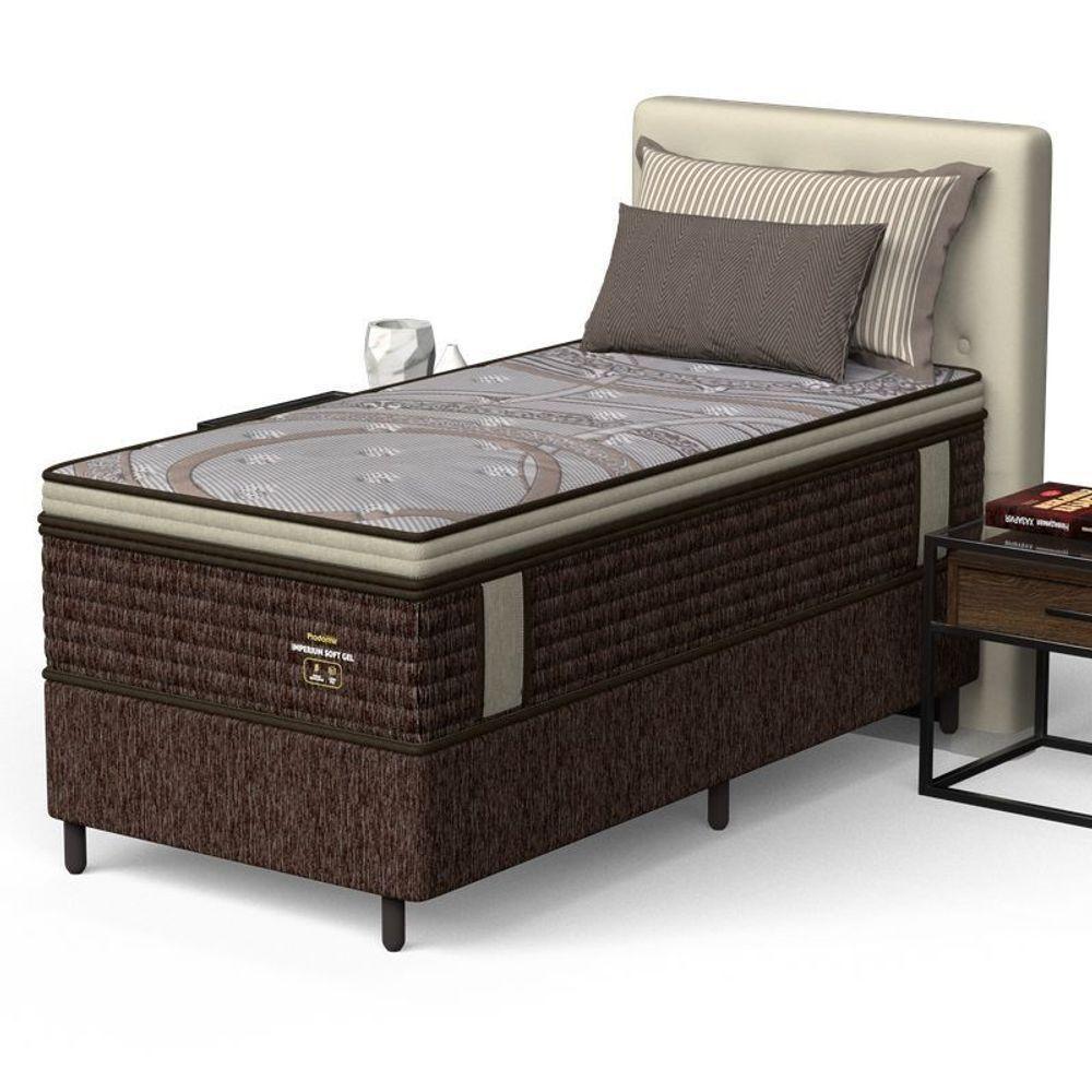 Conjunto Box Solteiro Mola Ensacada Prodormir Imperium Soft Gel - 2