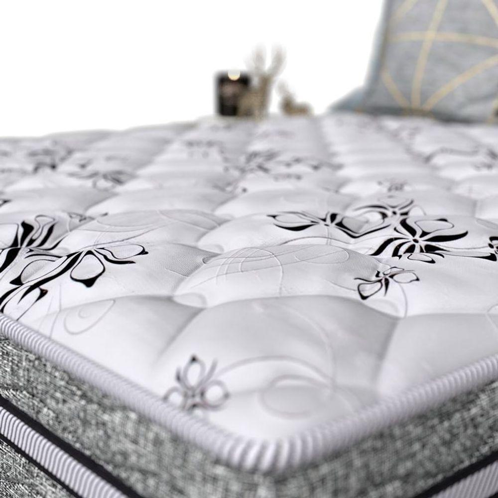Conjunto Box Casal Mola Ensacada Prodormir Outback New Cinza - 5