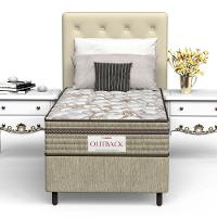 Conjunto Box Solteiro Mola Ensacada Prodormir Outback New Marrom - 3