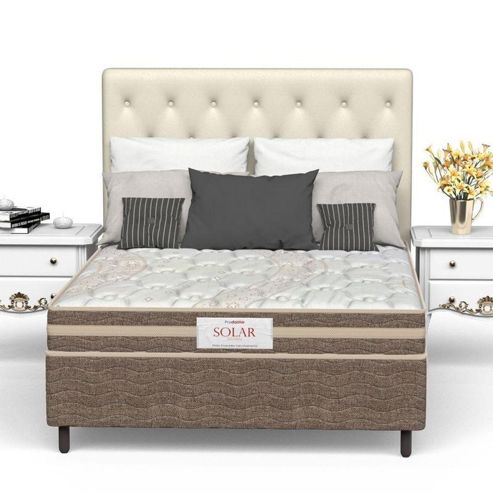 Conjunto Box Casal Mola Ensacada Prodormir Solar Bambu Bege - 3